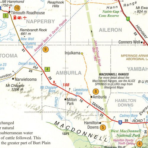 Tanami Map Tanami Track Map – Hema Maps