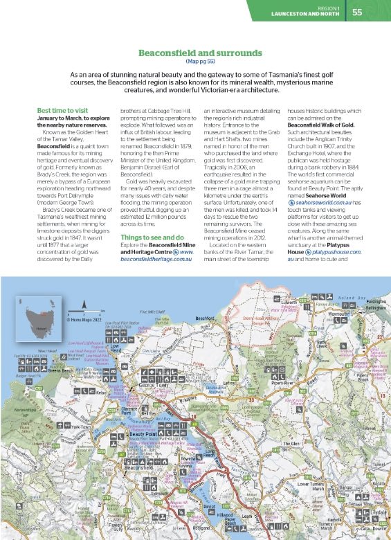 Tasmania Atlas & Guide - 02. Hema Atlas & Guides - Hema Maps Online Shop