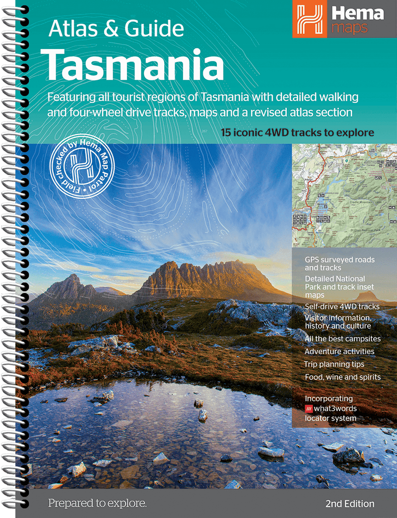 Tasmania Atlas & Guide - 02. Hema Atlas & Guides - Hema Maps Online Shop