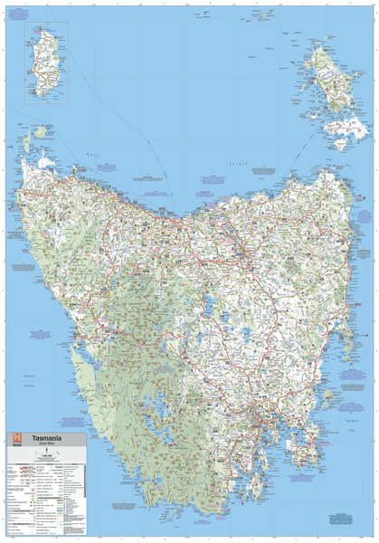 Tasmania State Wall Map – Hema Maps