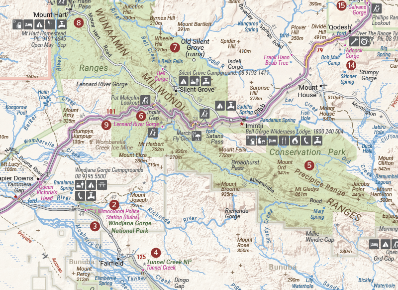 The Kimberley Map - 05. Regional Maps - Hema Maps Online Shop