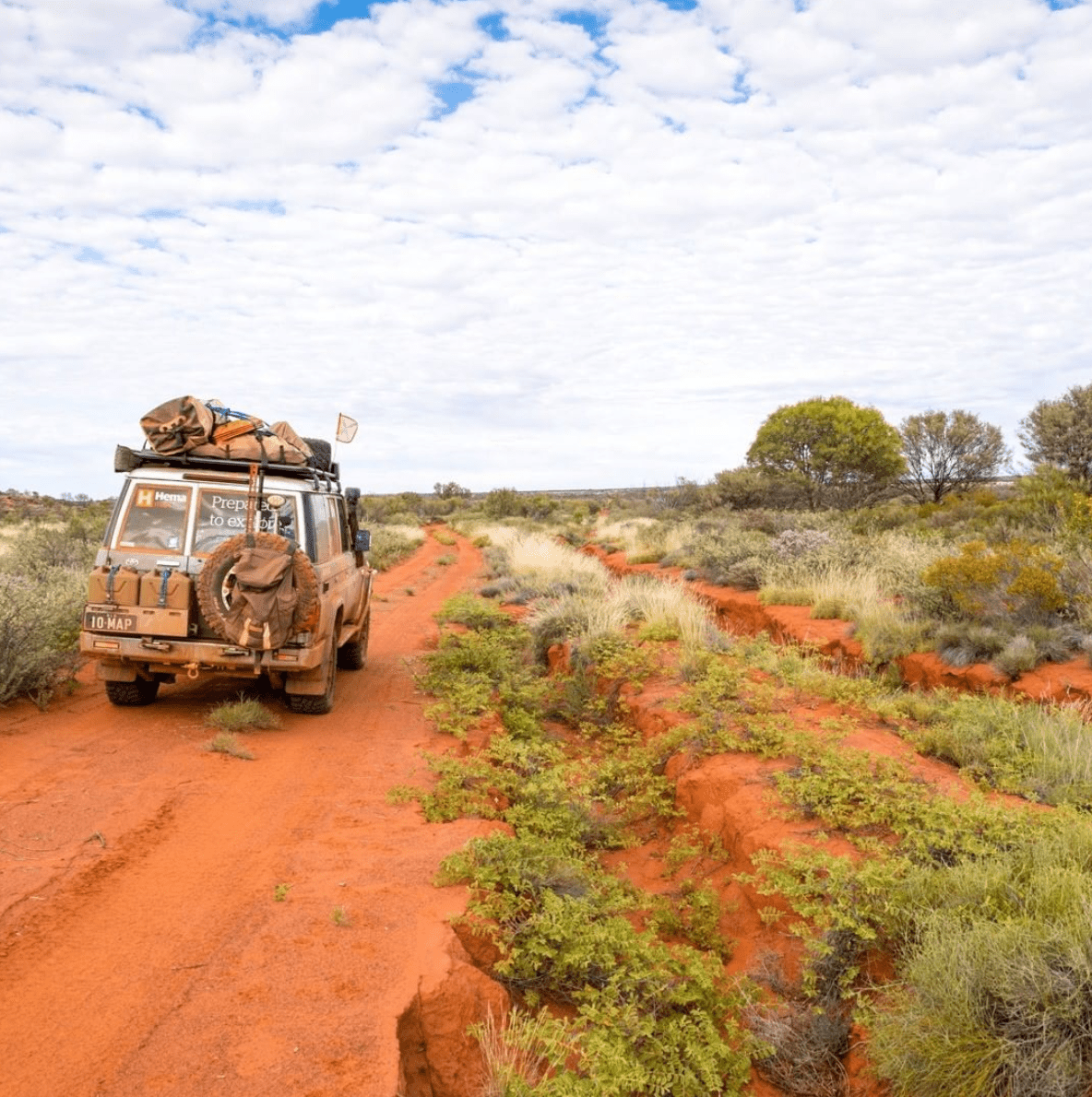 The Red Centre Map - 05. Regional Maps - Hema Maps