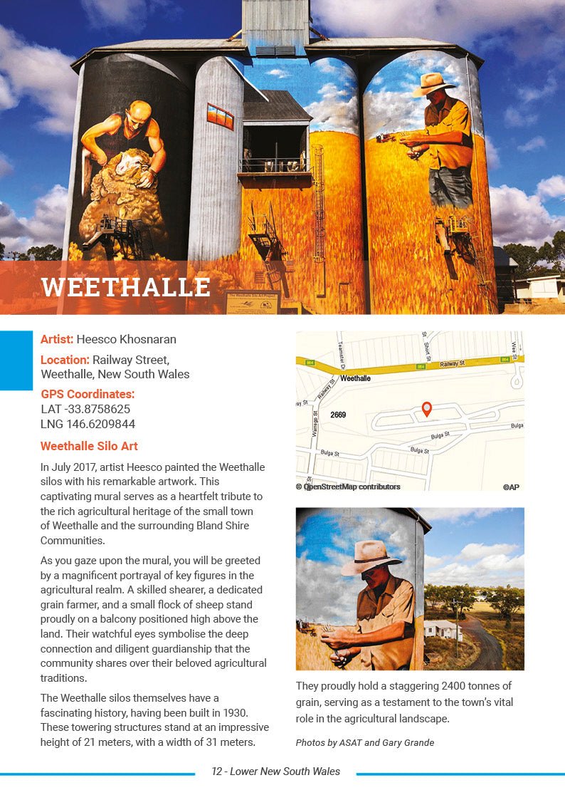 The Silo Art Ultimate Guide plus Bonus Australian Silo Art Wall Calendar - 03. Other Guidebooks - Hema Maps Online Shop