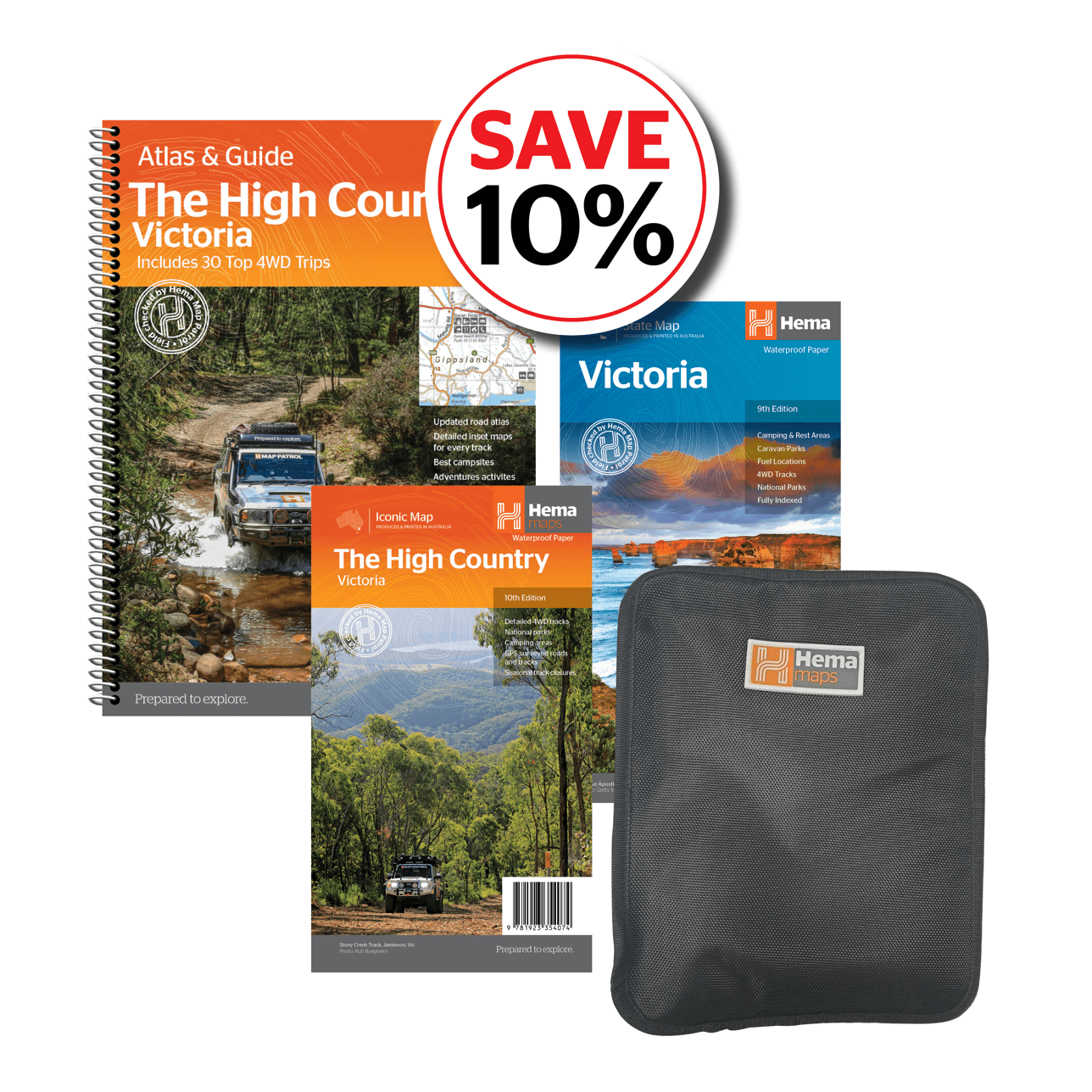 The Victorian High Country Adventure Pack - 04. Bundles & Packs - Hema Maps Online Shop