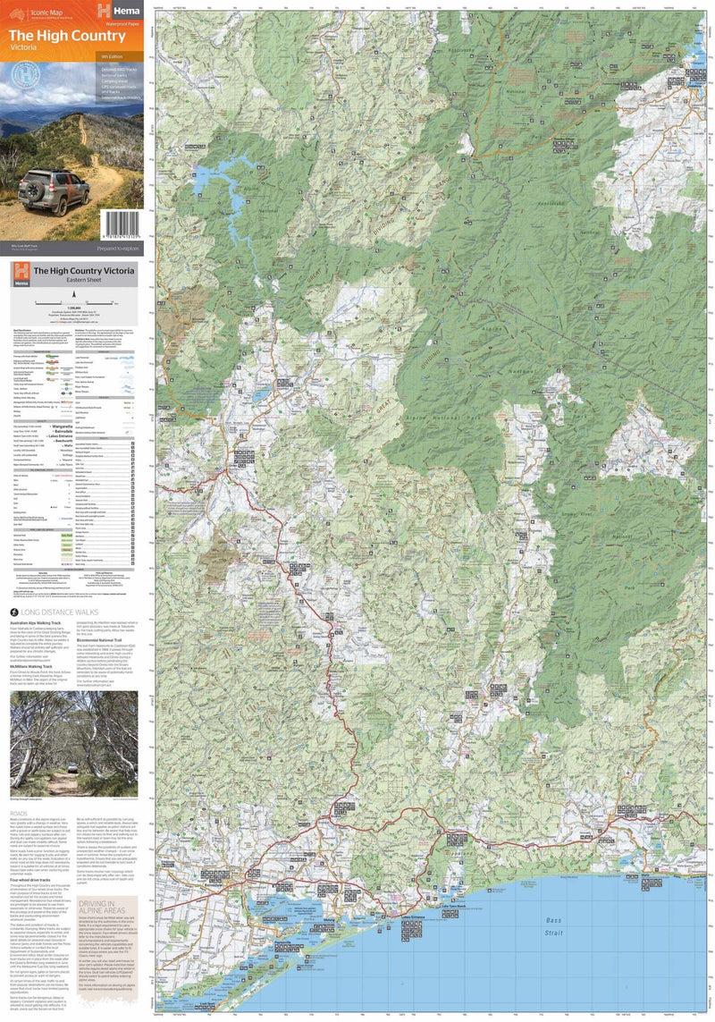 The Victorian High Country Map - 05. Regional Maps - Hema Maps Online Shop