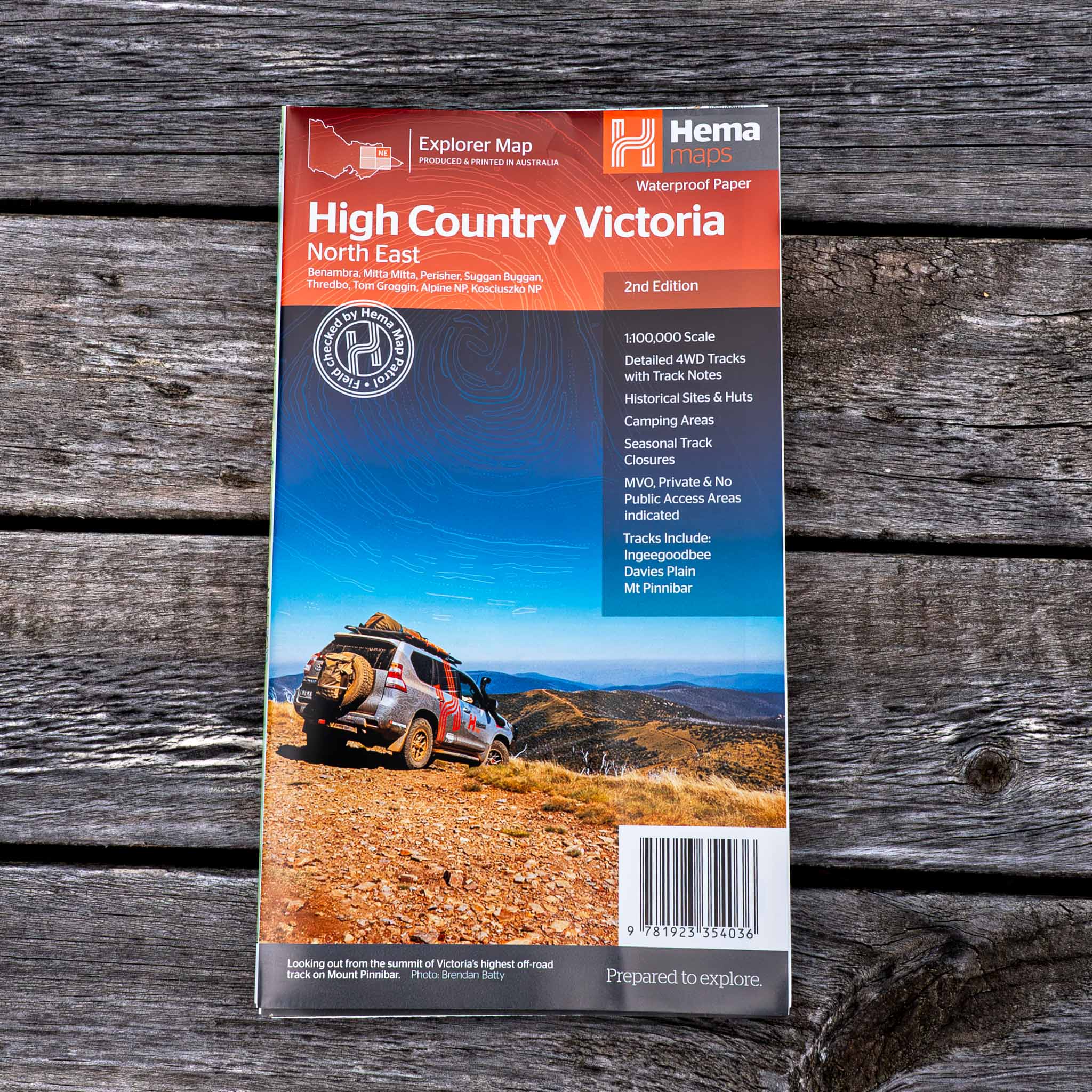 The Victorian High Country - North Eastern Map - 05. Regional Maps - Hema Maps