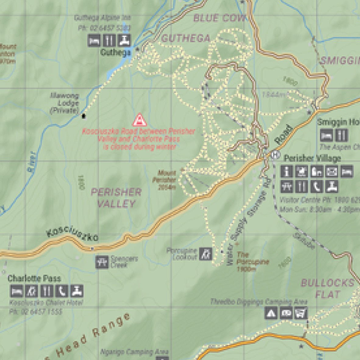 The Victorian High Country - North Eastern Map - 05. Regional Maps - Hema Maps Online Shop