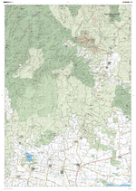 The Victorian High Country - South Western Map - 05. Regional Maps - Hema Maps Online Shop