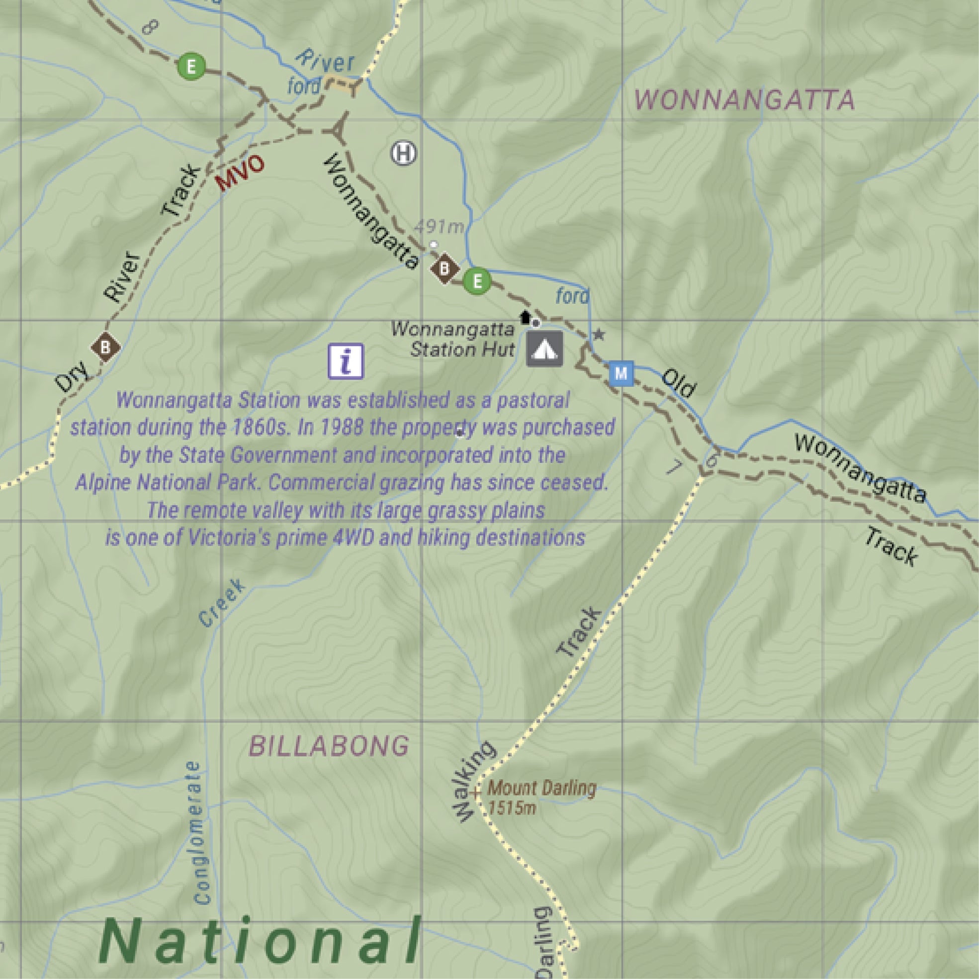 The Victorian High Country - South Western Map - 05. Regional Maps - Hema Maps Online Shop