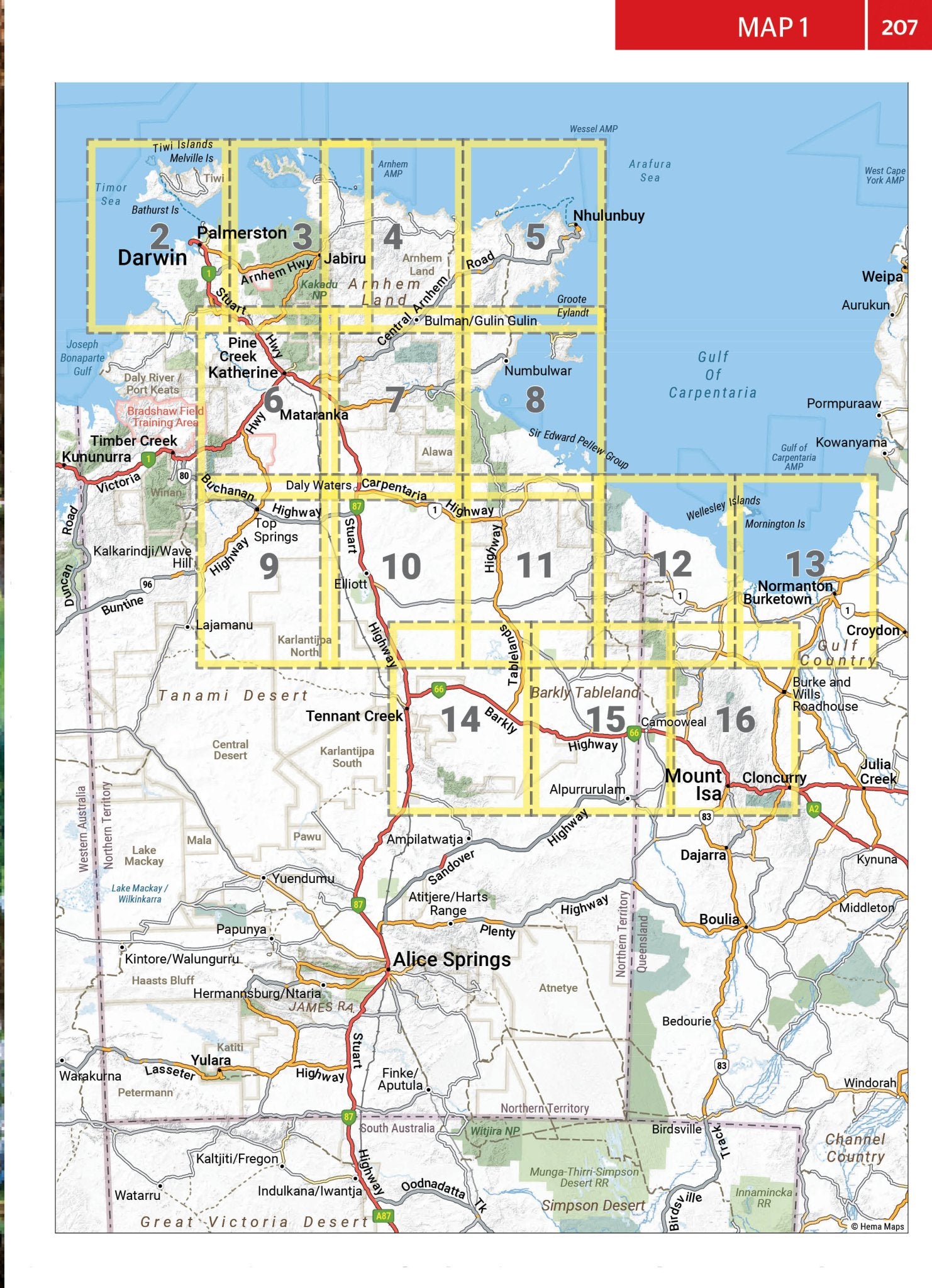 Top End and Gulf Atlas & Guide - 02. Hema Atlas & Guides - Hema Maps Online Shop