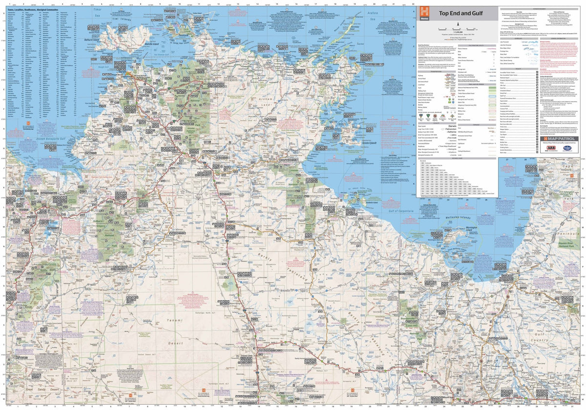 Top End and Gulf Map