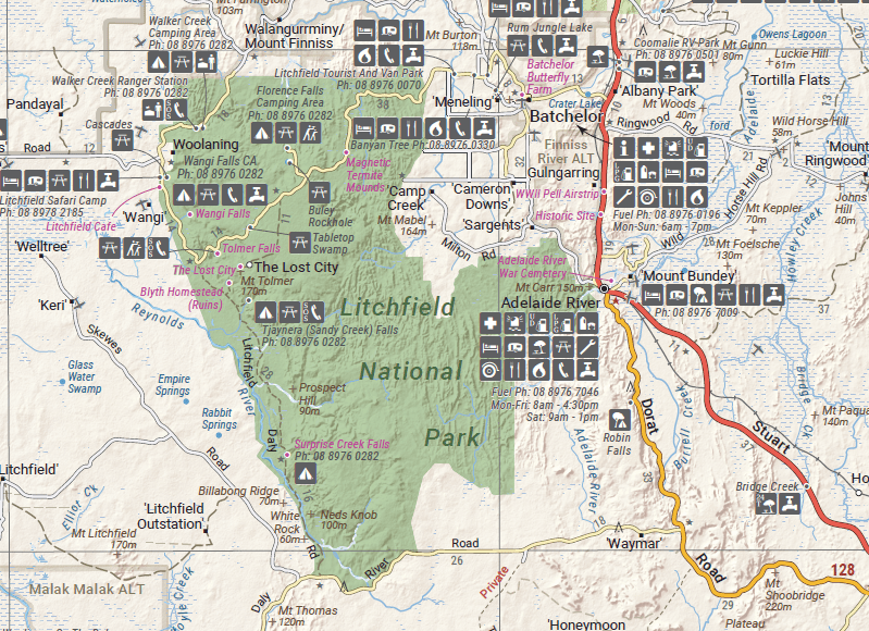 Top End and Gulf Map - 05. Regional Maps - Hema Maps Online Shop