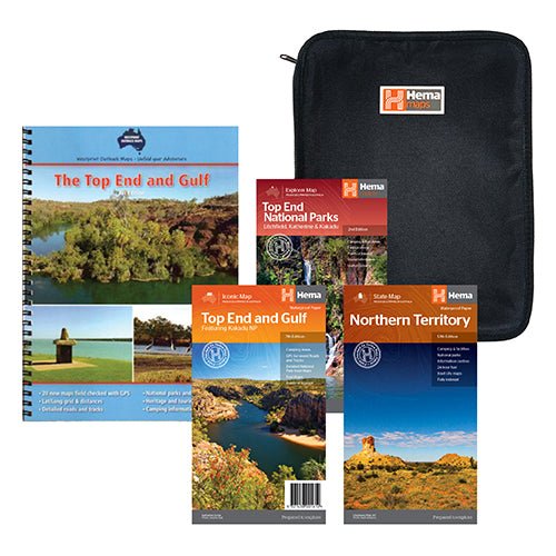 Top End & Gulf Adventure Pack - 04. Bundles & Packs - Hema Maps Online Shop