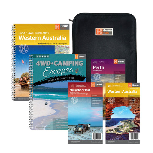 Western Australia Explorer Pack - 04. Bundles & Packs - Hema Maps Online Shop