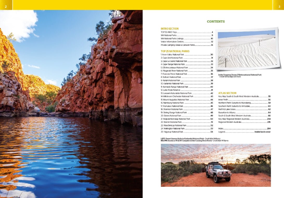 Western Australia Road & 4WD Track Atlas - 02. Hema Atlas & Guides - Hema Maps Online Shop