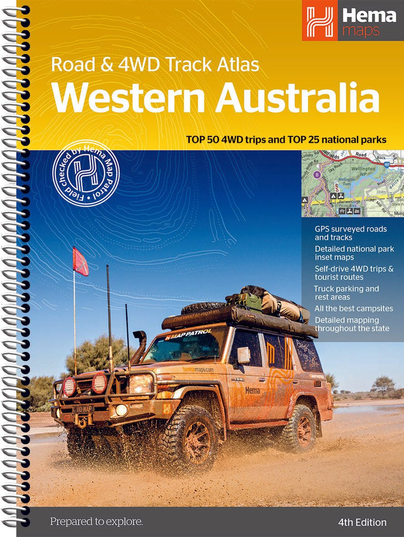 Western Australia Road & 4WD Track Atlas - 02. Hema Atlas & Guides - Hema Maps Online Shop