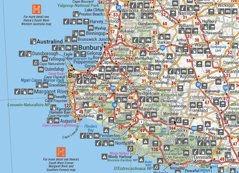 Western Australia State Wall Maps