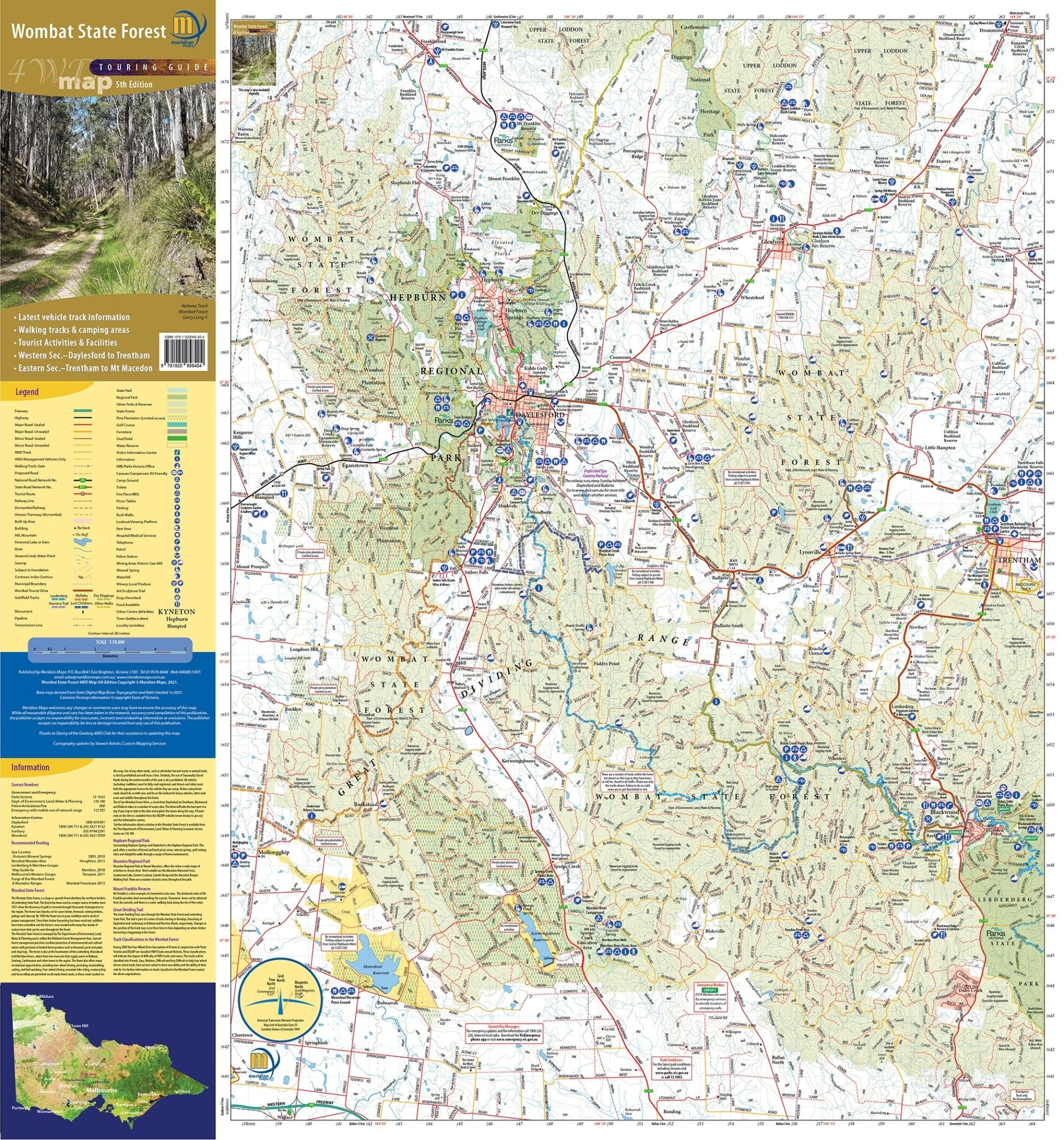 Wombat State Forest 4WD Map - 13. Other Maps - Hema Maps Online Shop