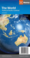 World Political Pacific Centred Map - 13th Edition - 11. World Maps - Hema Maps Online Shop