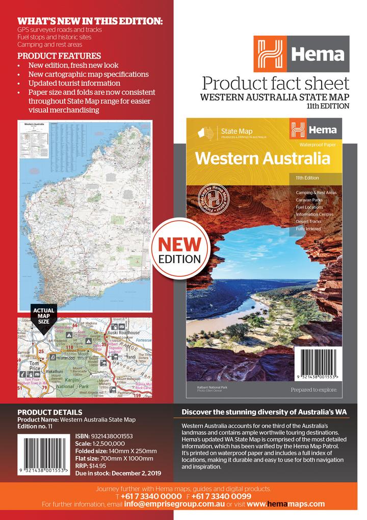 Western Australia State Map