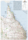 Queensland State Wall Map