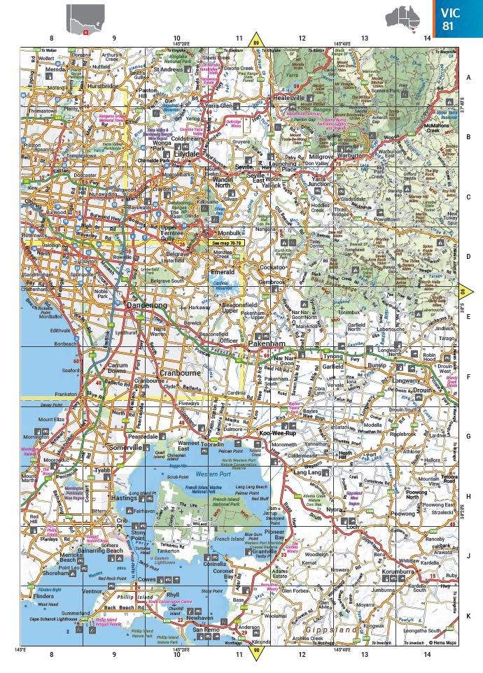 Australia Road & 4WD Easy Read Atlas - 292 x 397mm