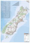 South Island New Zealand Map (Te Waipounamu)