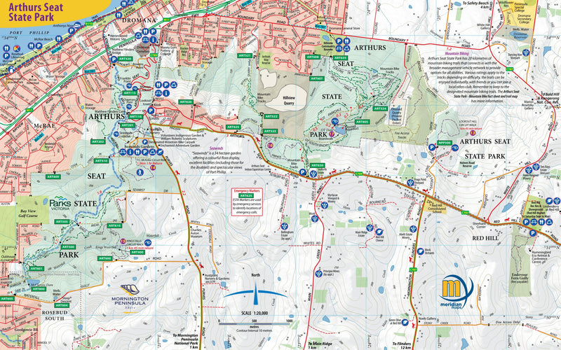 Mornington Peninsula Walks Map Guide