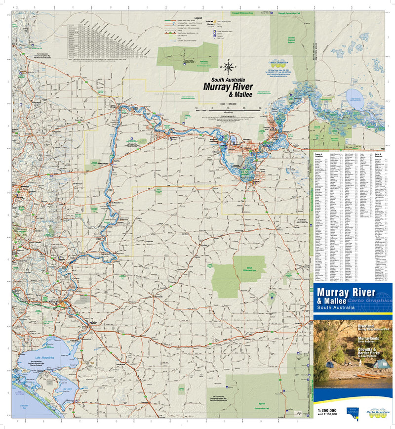 Murray River & Mallee Map